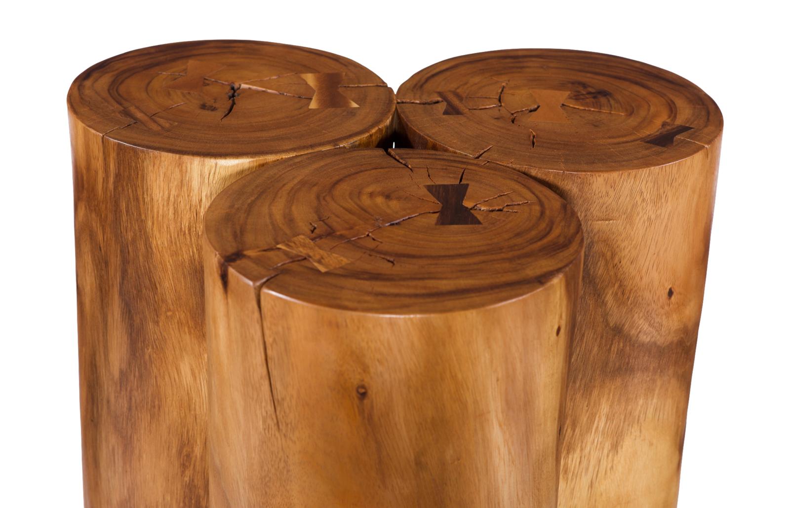 Phillips Collection Home Decor Phillips Collection Triflora Side Table, Natural, Large