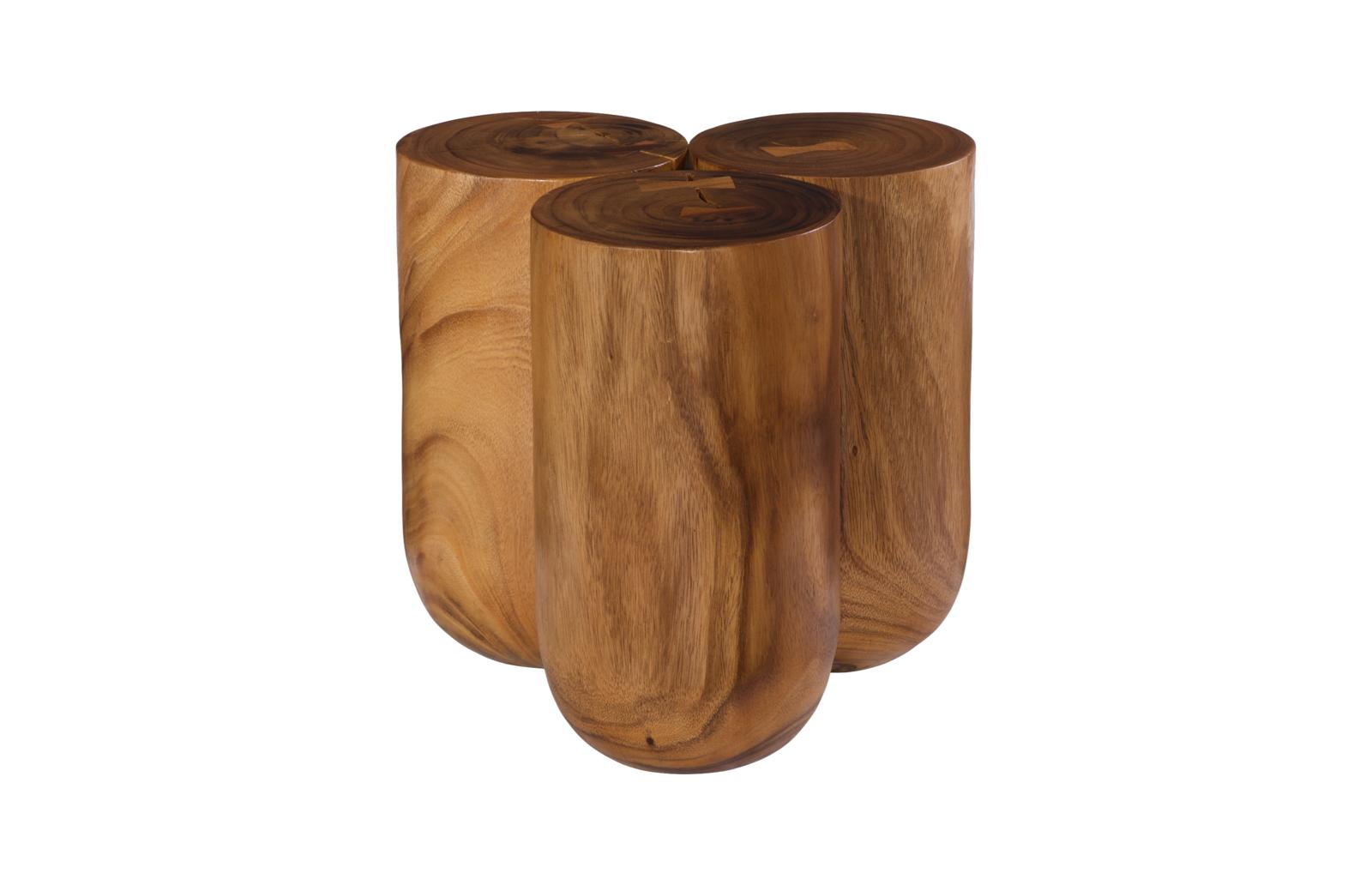 Phillips Collection Home Decor Phillips Collection Triflora Side Table, Natural, Small