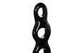 Phillips Collection Home Decor Phillips Collection Triple Circle Sculpture, Gel Coat Black