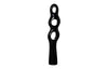 Phillips Collection Home Decor Phillips Collection Triple Circle Sculpture, Gel Coat Black