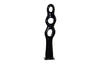 Phillips Collection Home Decor Phillips Collection Triple Circle Sculpture, Gel Coat Black