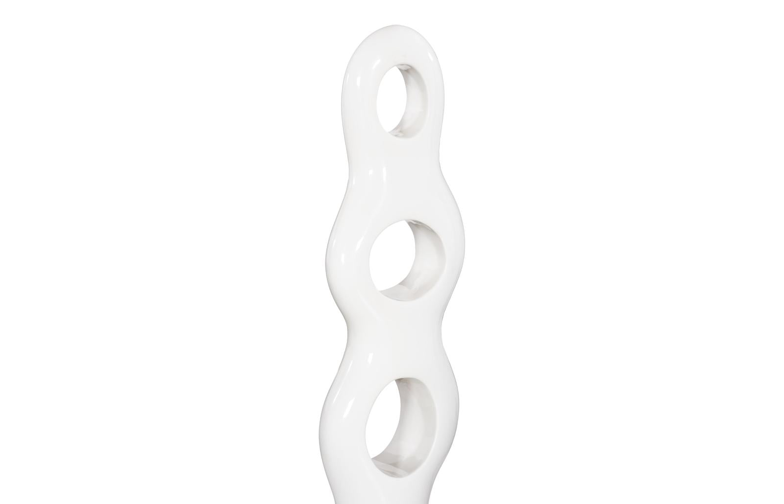 Phillips Collection Home Decor Phillips Collection Triple Circle Sculpture, Gel Coat White