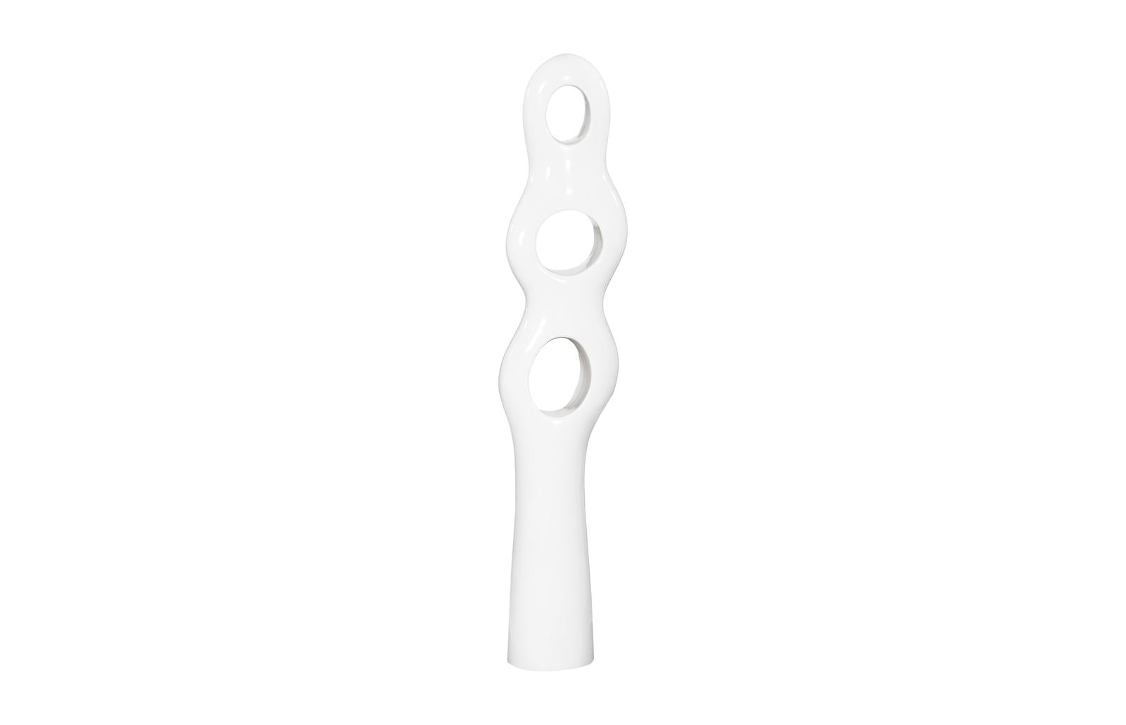 Phillips Collection Home Decor Phillips Collection Triple Circle Sculpture, Gel Coat White