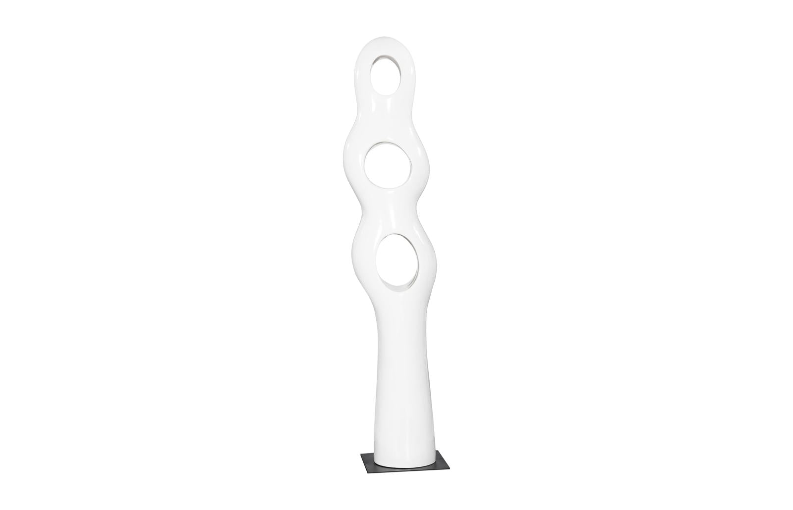 Phillips Collection Home Decor Phillips Collection Triple Circle Sculpture, Gel Coat White