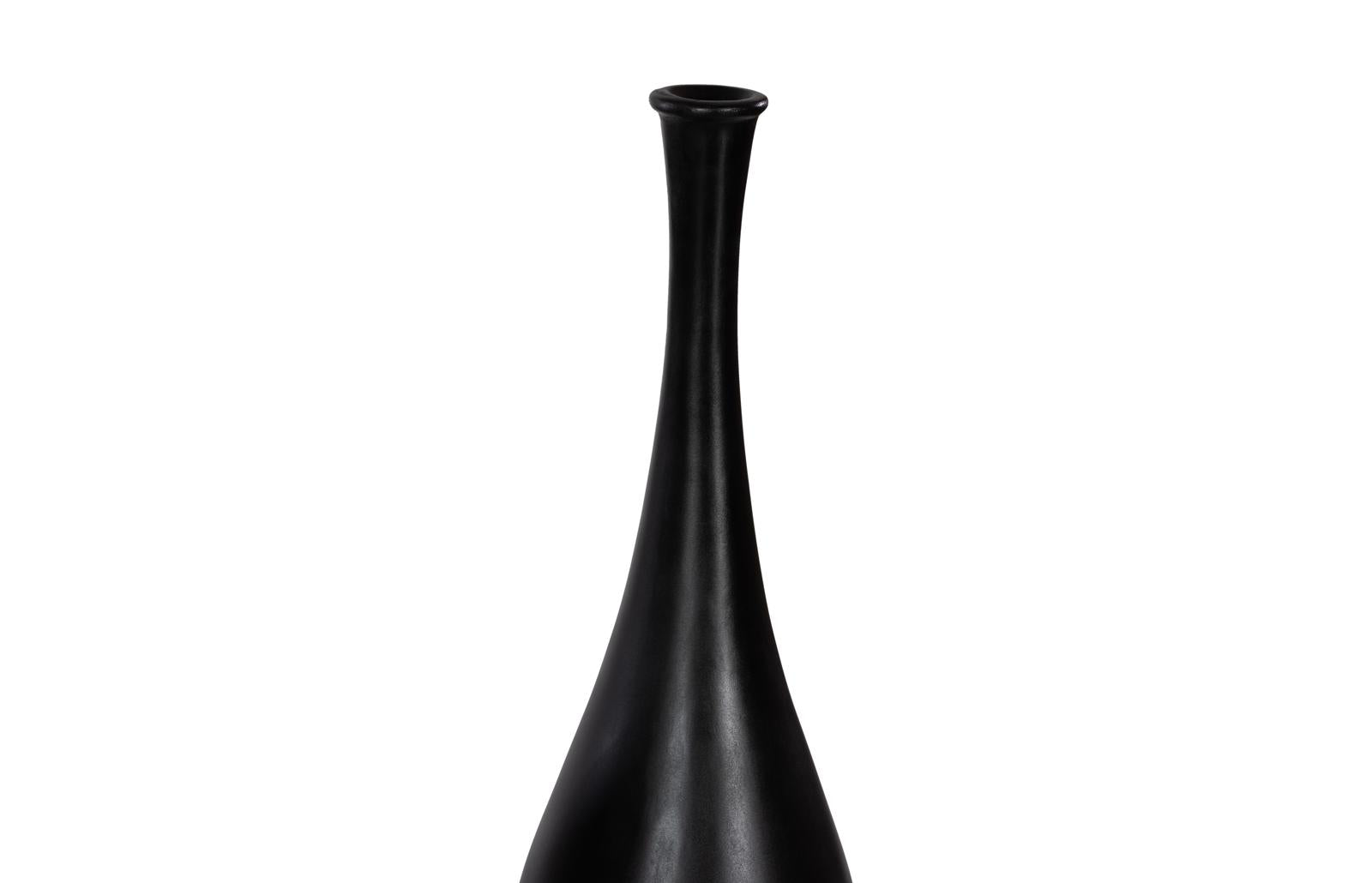 Phillips Collection Home Decor Phillips Collection Trumpet Vase, Medium, Matte Black