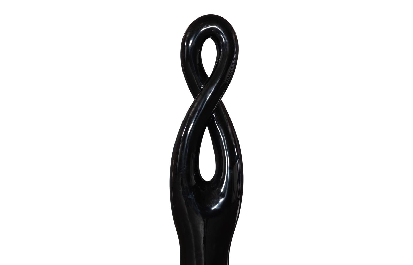 Phillips Collection Home Decor Phillips Collection Twisted Sculpture, Gel Coat Black