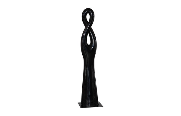 Phillips Collection Home Decor Phillips Collection Twisted Sculpture, Gel Coat Black