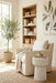 Phillips Collection Home Decor Phillips Collection Vetra Side Table, White Stone