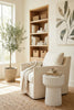 Phillips Collection Home Decor Phillips Collection Vetra Side Table, White Stone