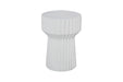 Phillips Collection Home Decor Phillips Collection Vetra Side Table, White Stone