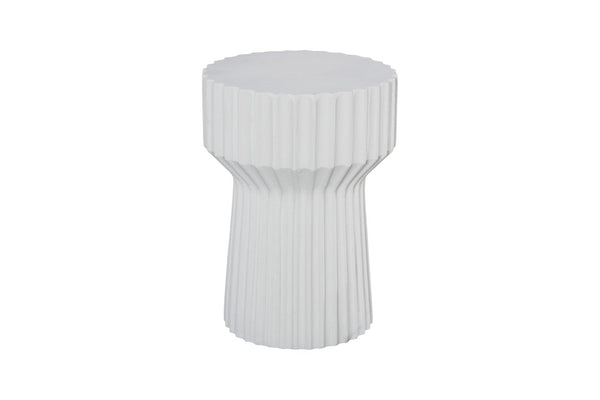 Phillips Collection Home Decor Phillips Collection Vetra Side Table, White Stone