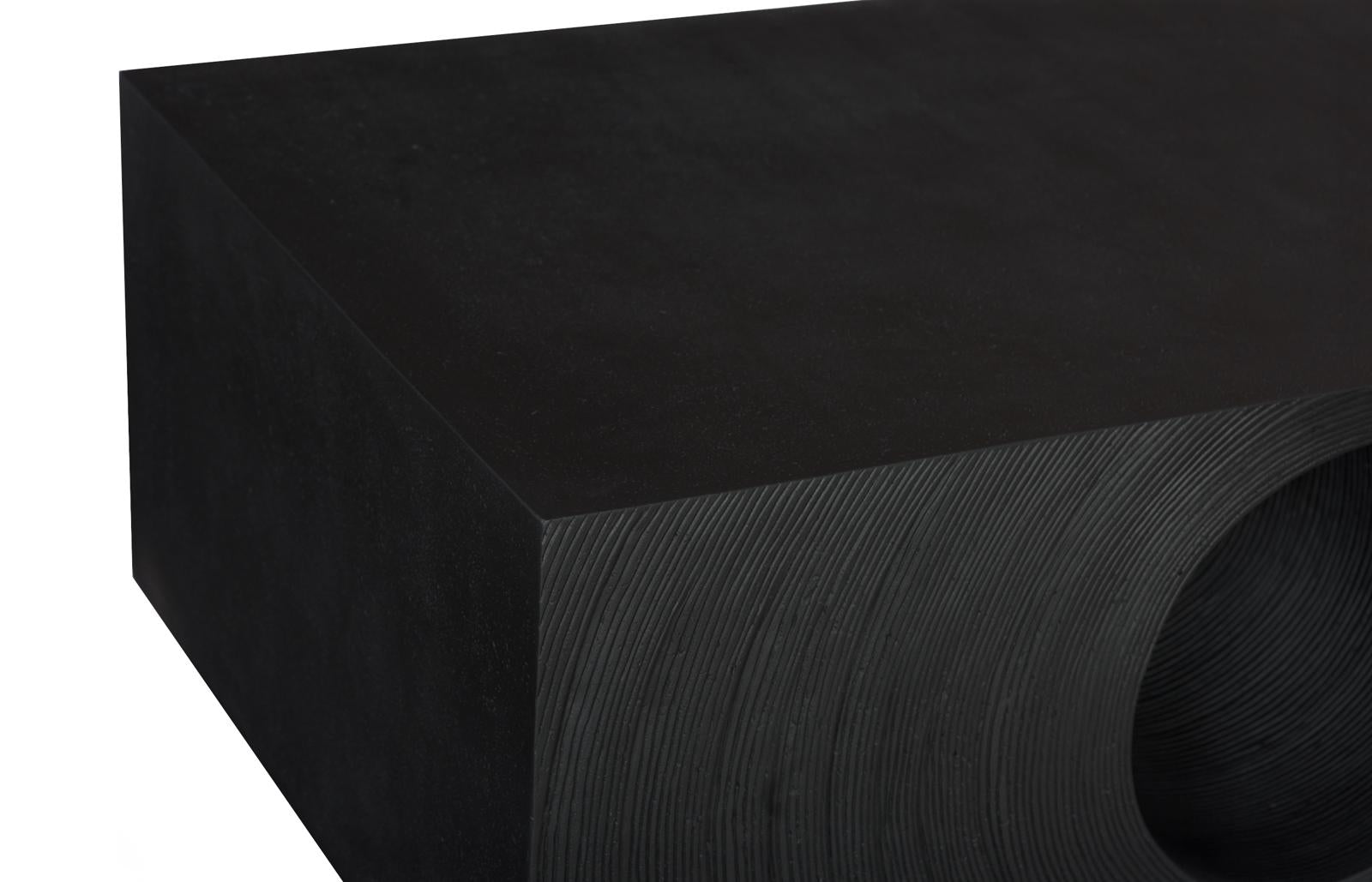 Phillips Collection Home Decor Phillips Collection Void Coffee Table, Black Stone