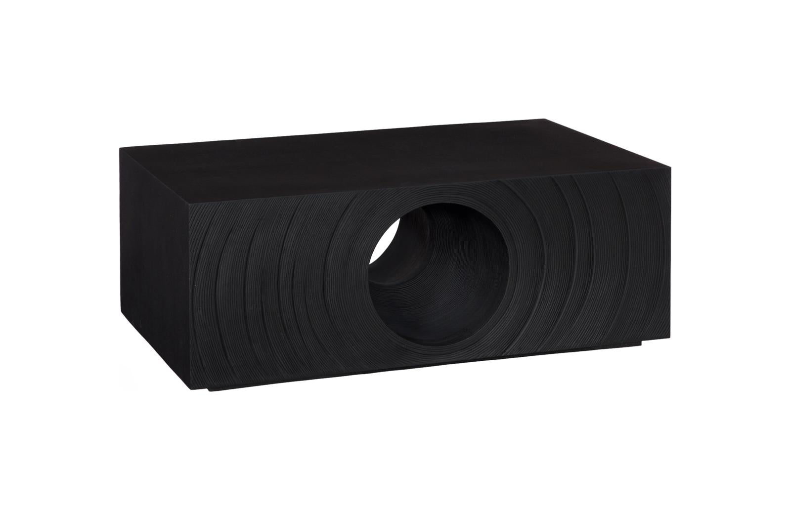 Phillips Collection Home Decor Phillips Collection Void Coffee Table, Black Stone