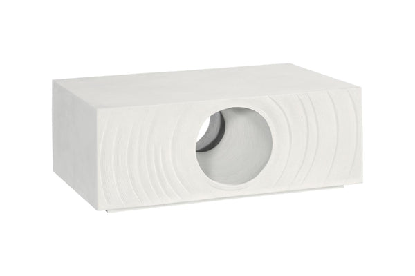 Phillips Collection Home Decor Phillips Collection Void Coffee Table, White Stone
