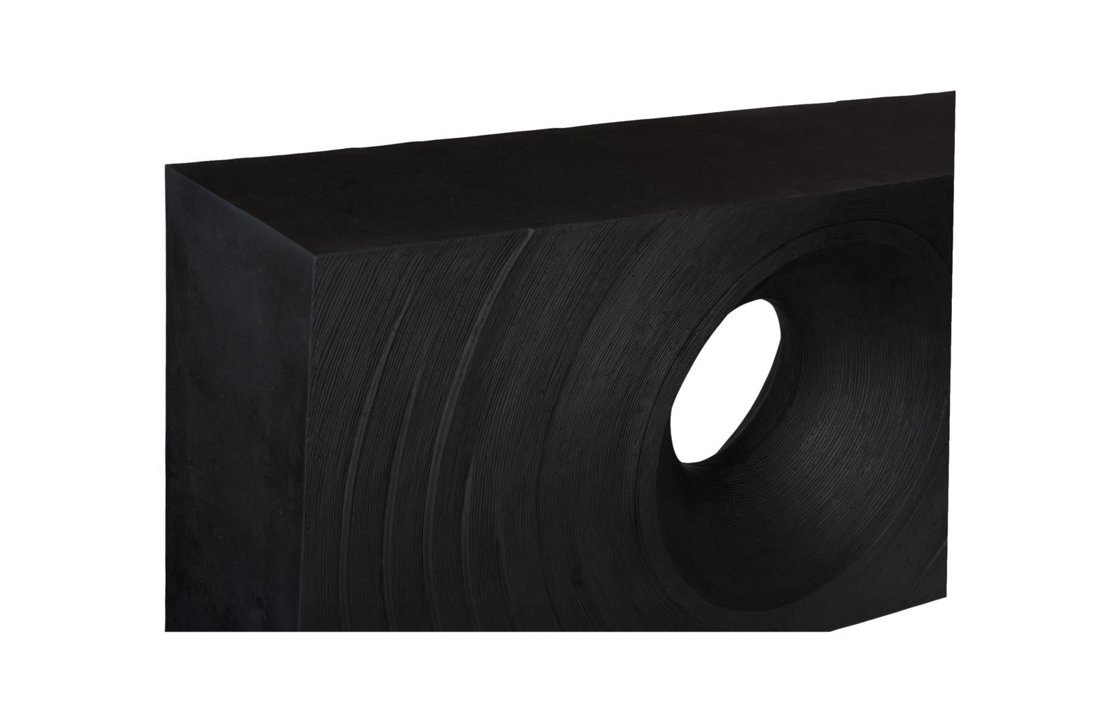 Phillips Collection Home Decor Phillips Collection Void Console Table, Black Stone
