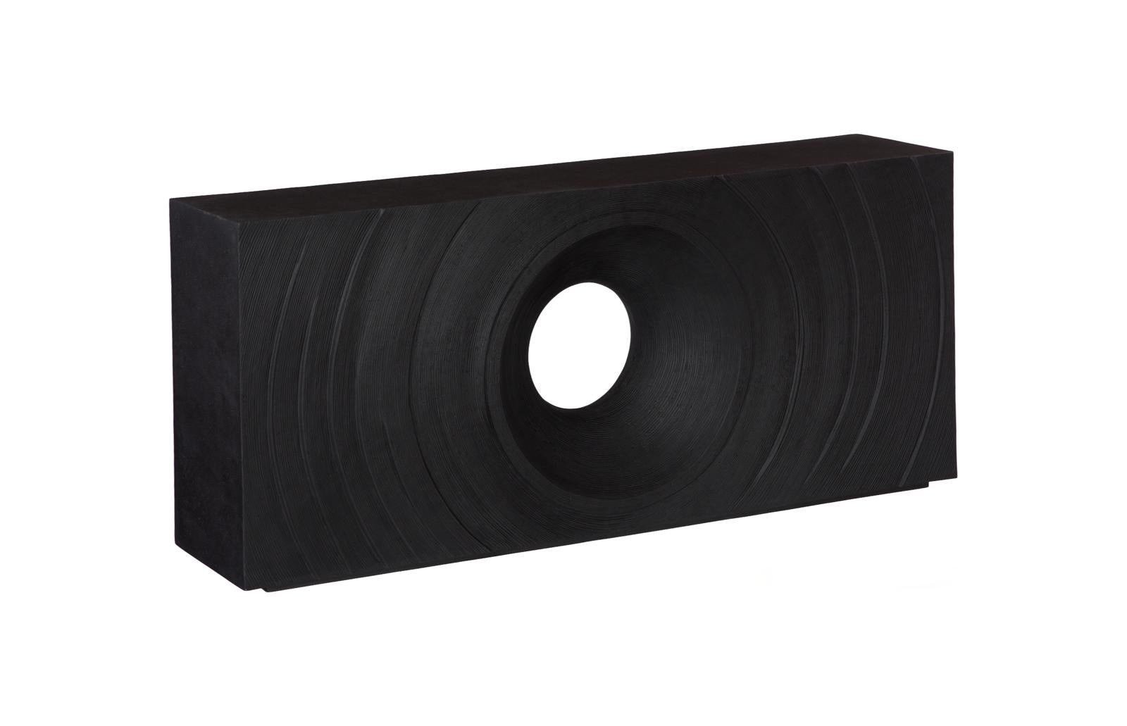 Phillips Collection Home Decor Phillips Collection Void Console Table, Black Stone