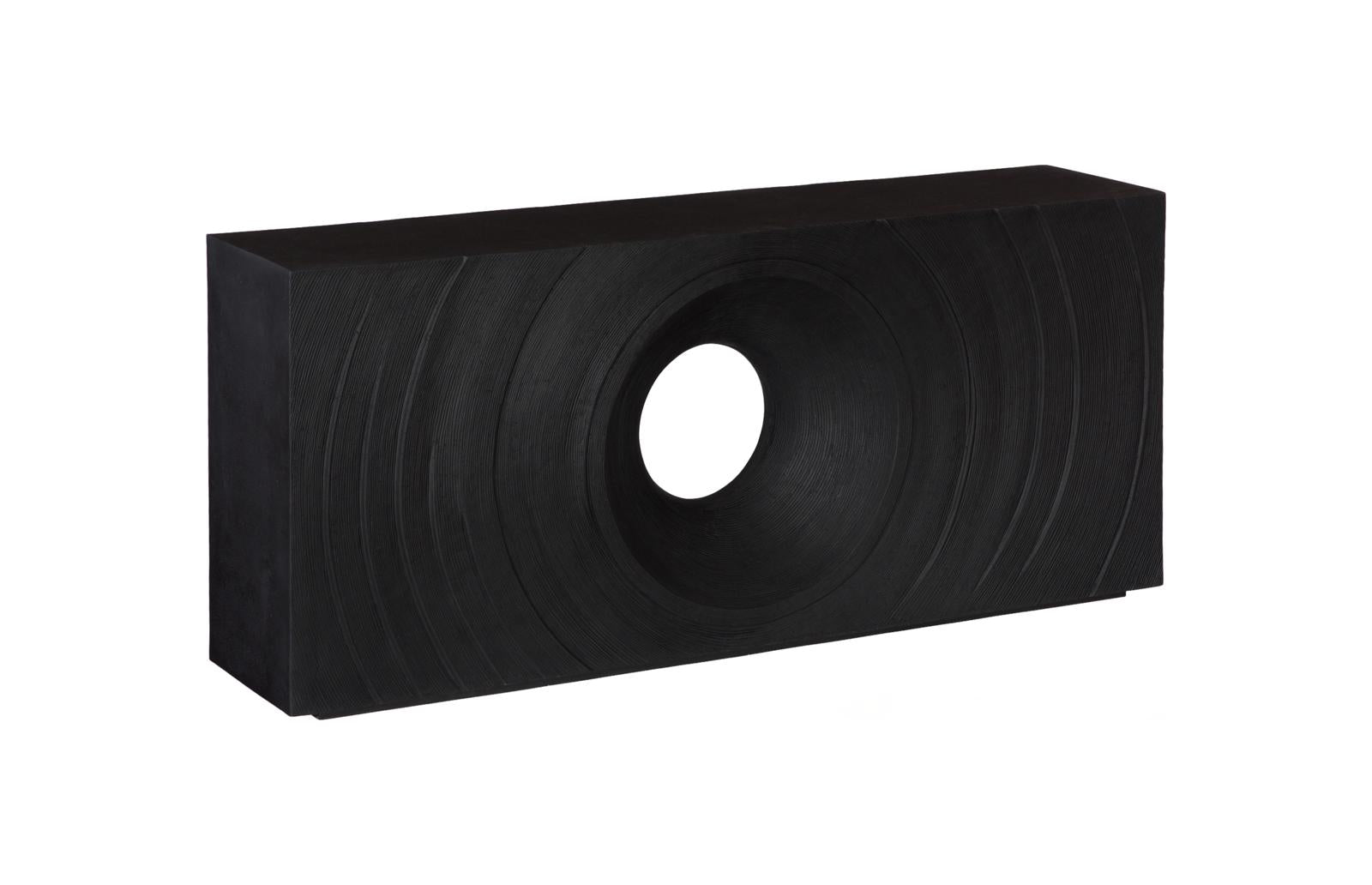 Phillips Collection Home Decor Phillips Collection Void Console Table, Black Stone