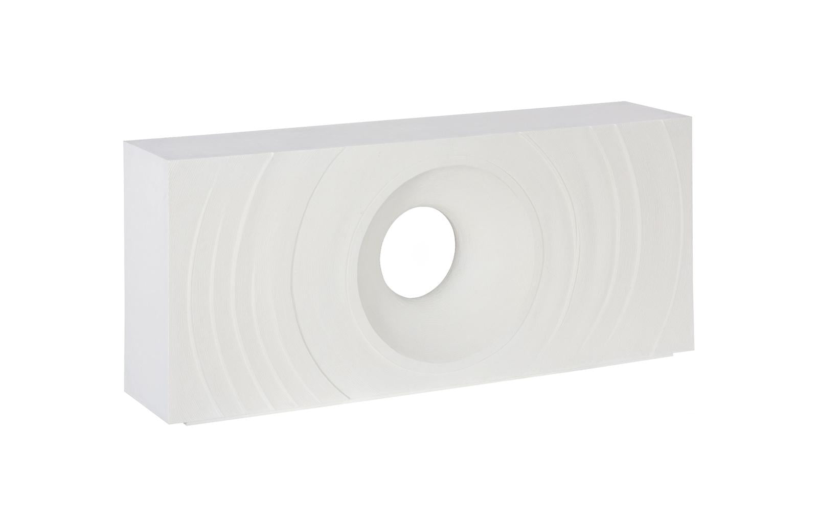 Phillips Collection Home Decor Phillips Collection Void Console Table, White Stone
