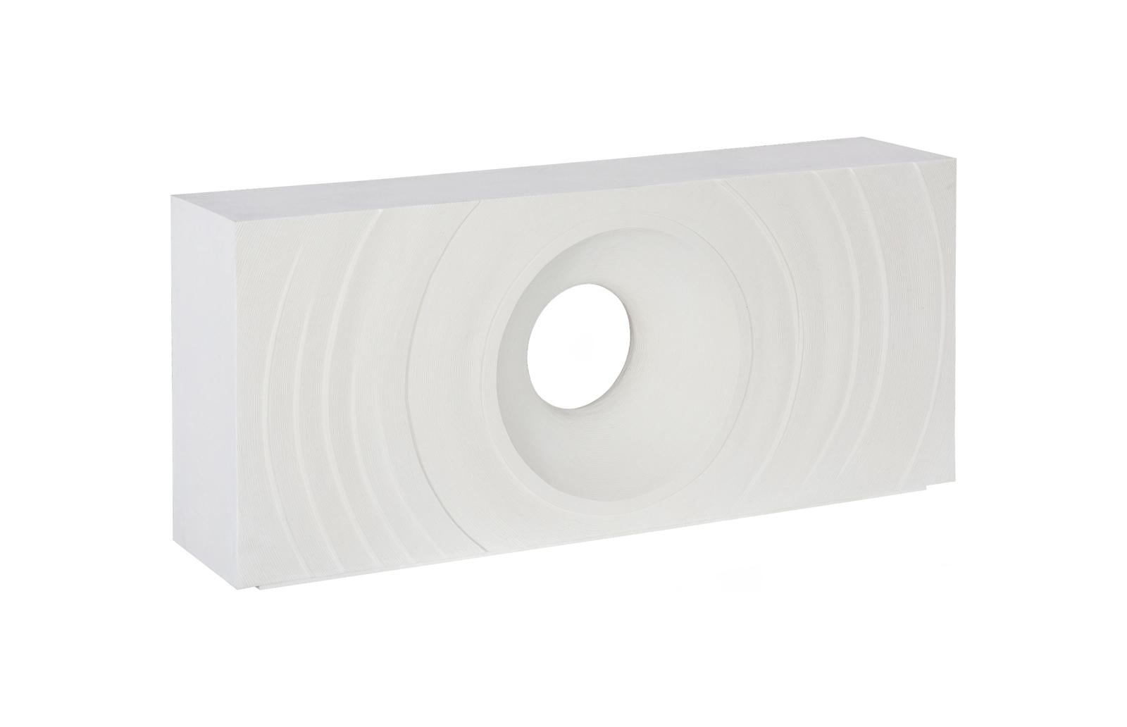 Phillips Collection Home Decor Phillips Collection Void Console Table, White Stone