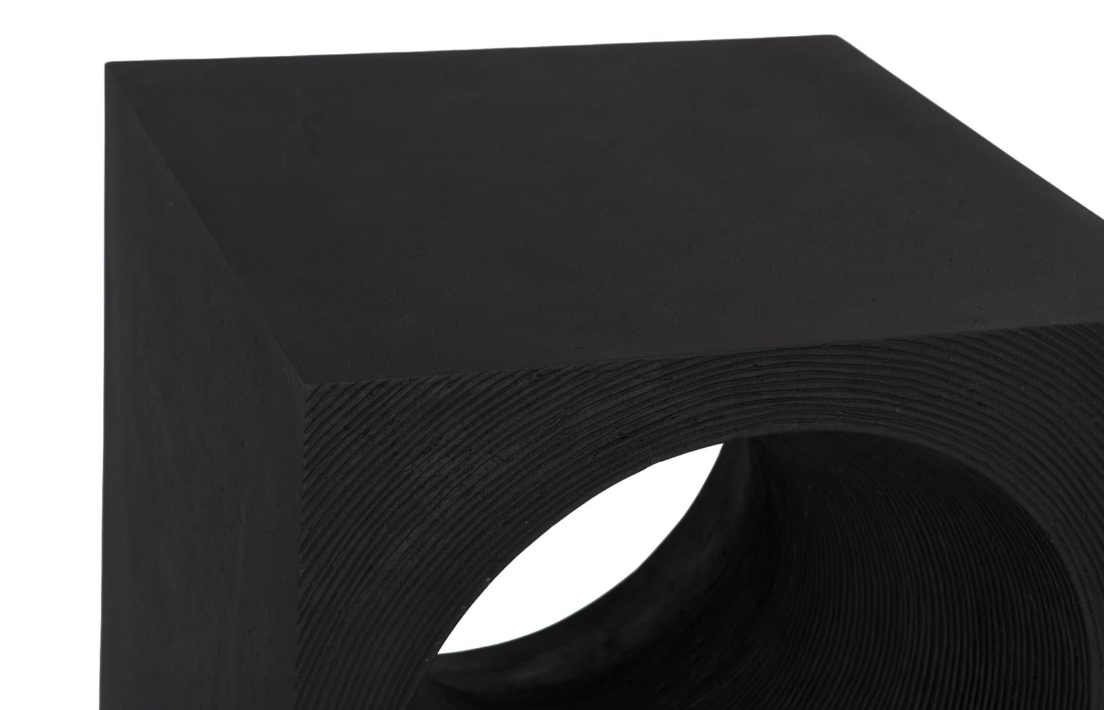 Phillips Collection Home Decor Phillips Collection Void Side Table, Black Stone