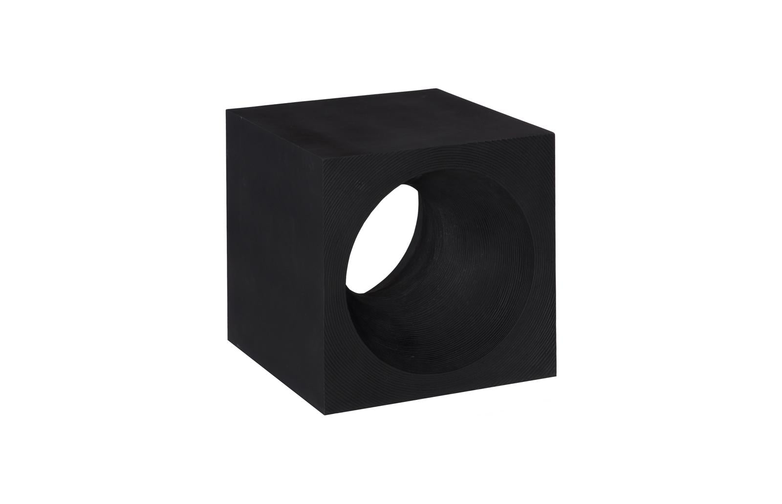 Phillips Collection Home Decor Phillips Collection Void Side Table, Black Stone