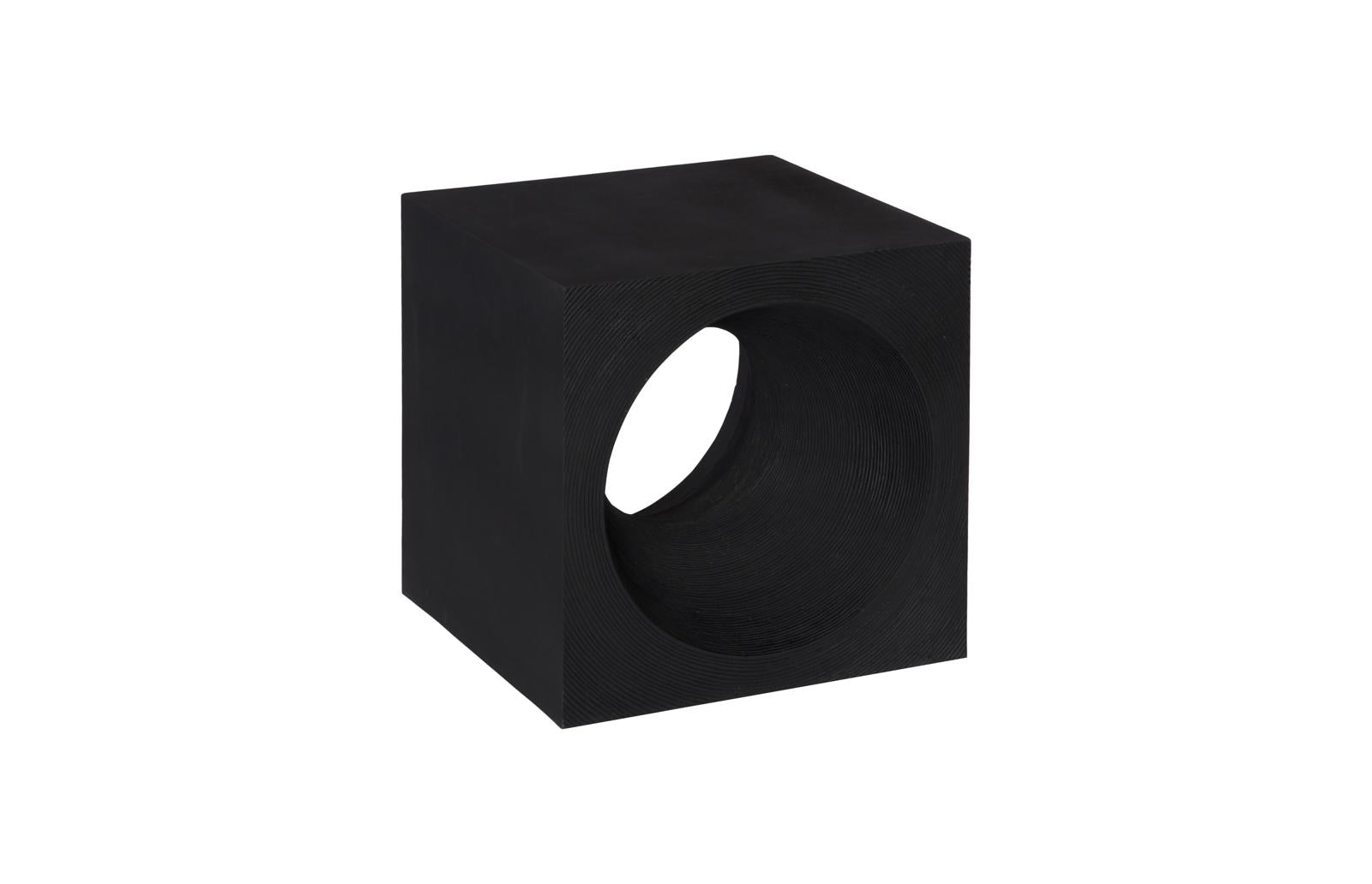Phillips Collection Home Decor Phillips Collection Void Side Table, Black Stone