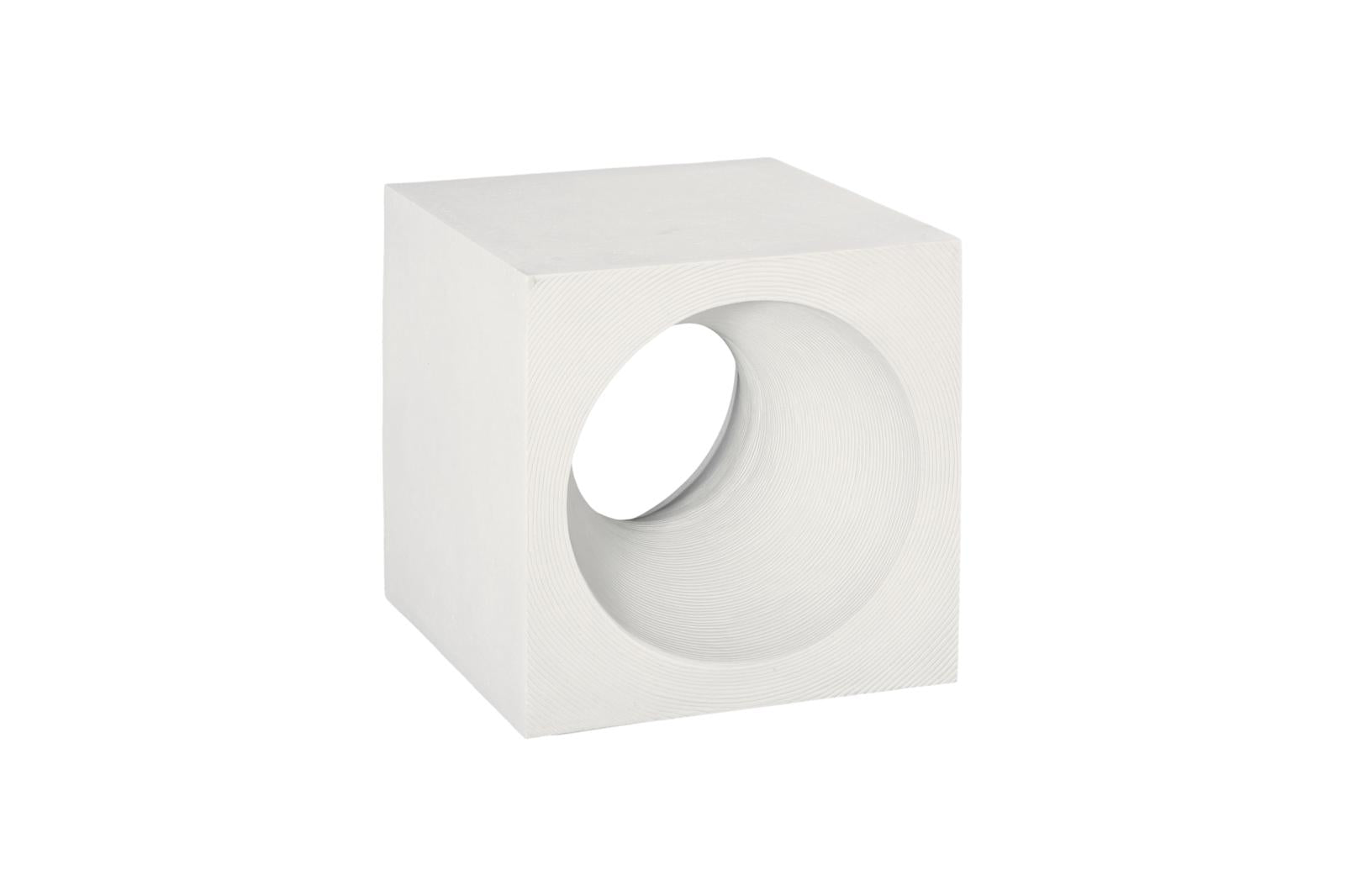 Phillips Collection Home Decor Phillips Collection Void Side Table, White Stone