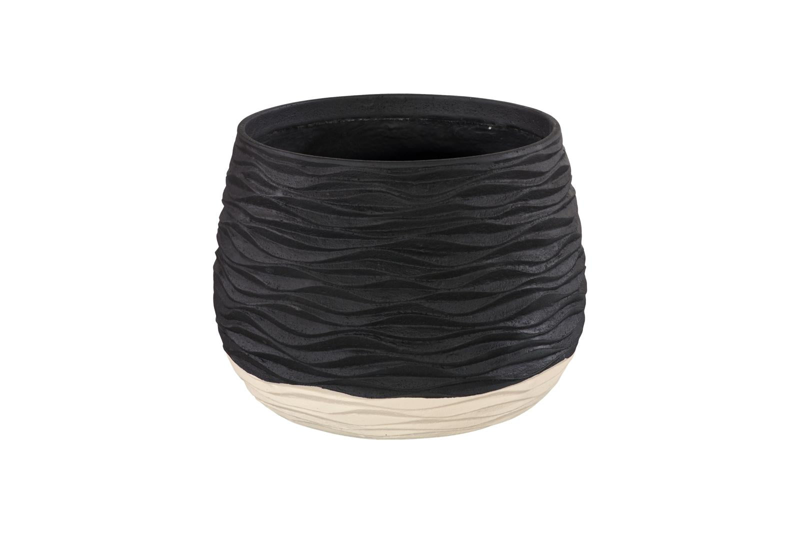 Phillips Collection Home Decor Phillips Collection Wavy Vase, Two Tone, LG