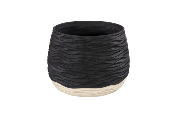 Phillips Collection Home Decor Phillips Collection Wavy Vase, Two Tone, LG