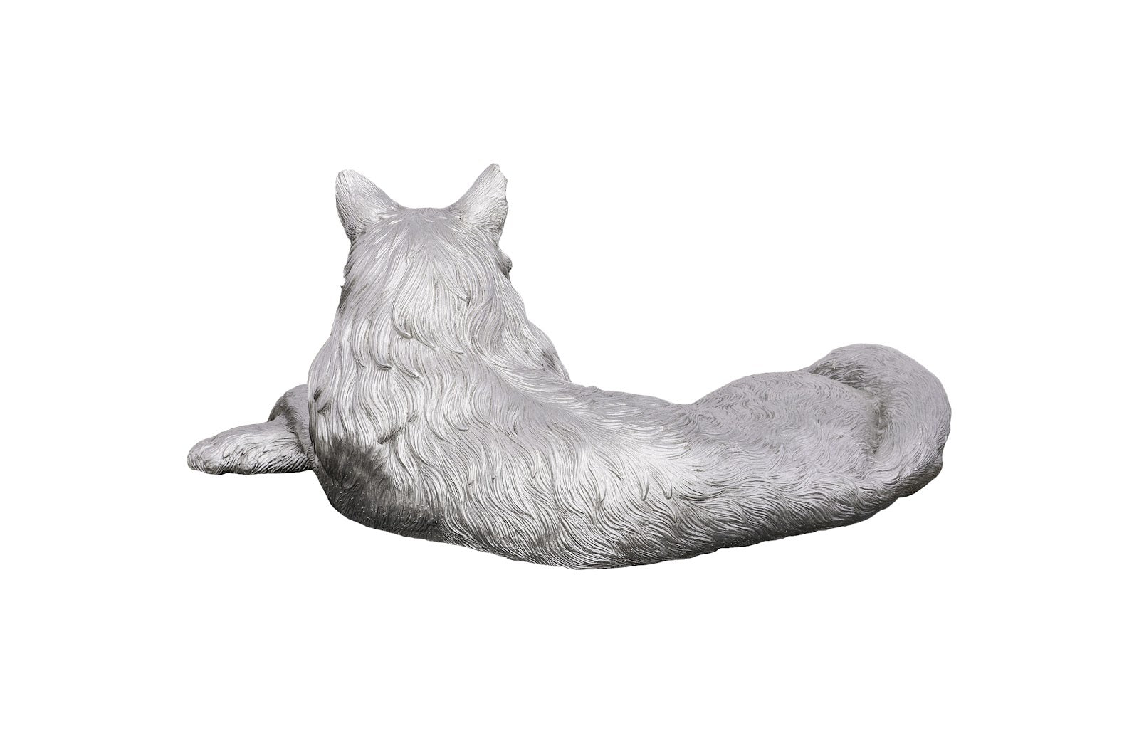 Phlillips Collection Home Phillips Collection Cat Sculpture, Silver Leaf