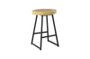 Phlillips Collection Home Phillips Collection Chuleta Round Bar Stool, Natural