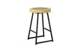 Phlillips Collection Home Phillips Collection Chuleta Round Bar Stool, Natural