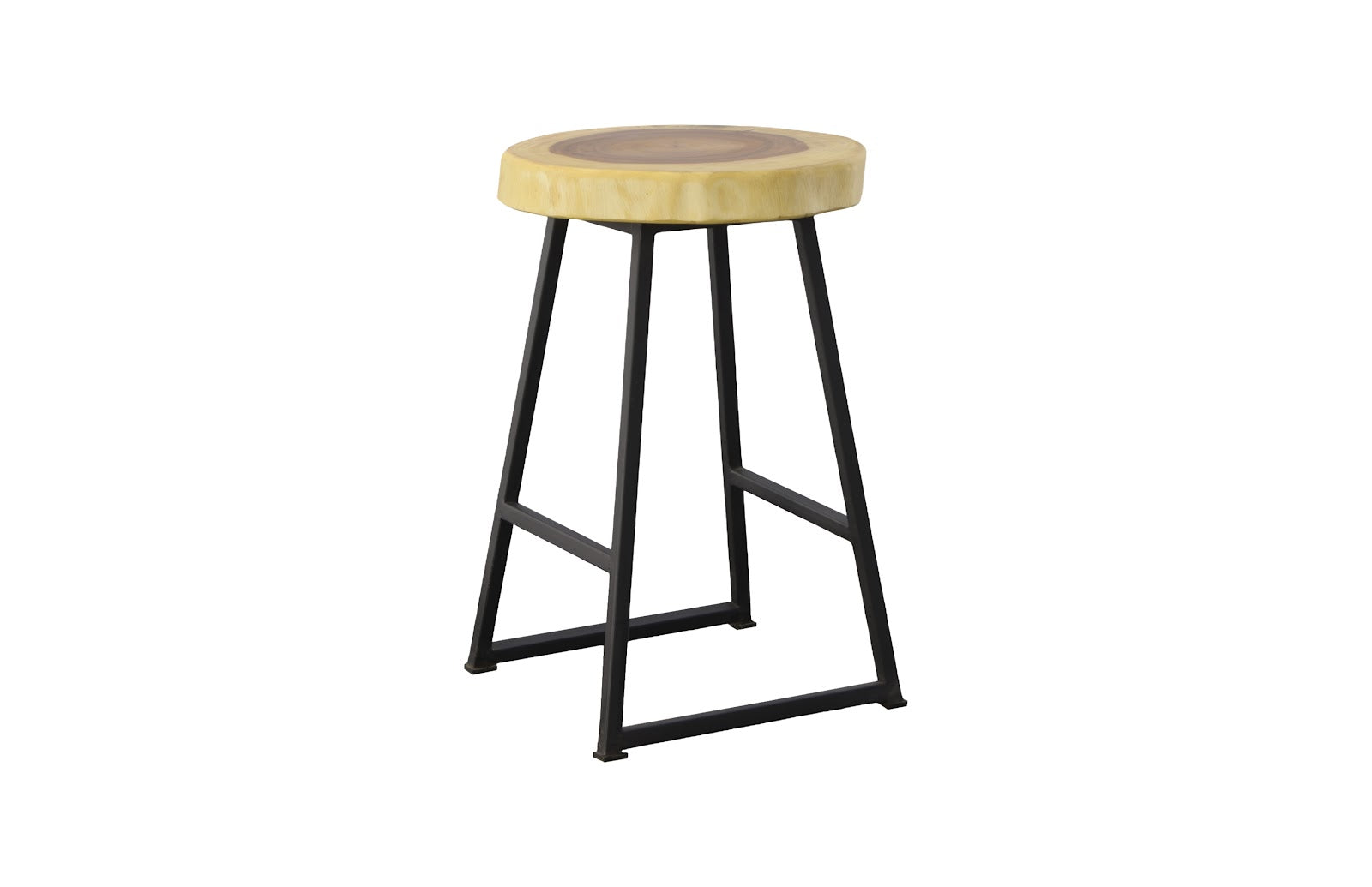 Phlillips Collection Home Phillips Collection Chuleta Round Bar Stool, Natural