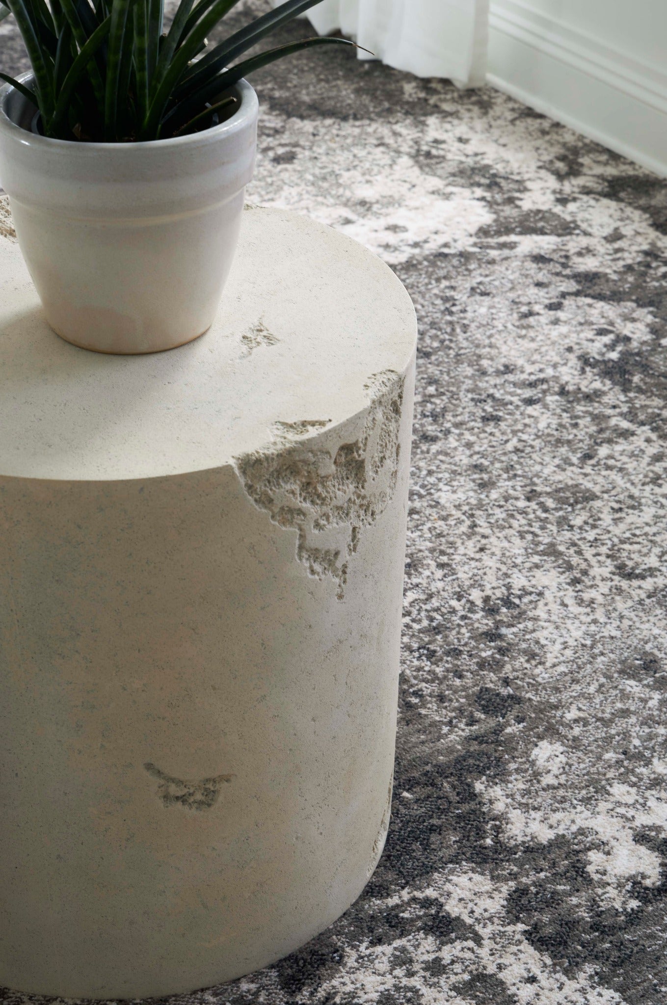 Phlillips Collection Home Phillips Collection Formation Side Table, Roman Stone