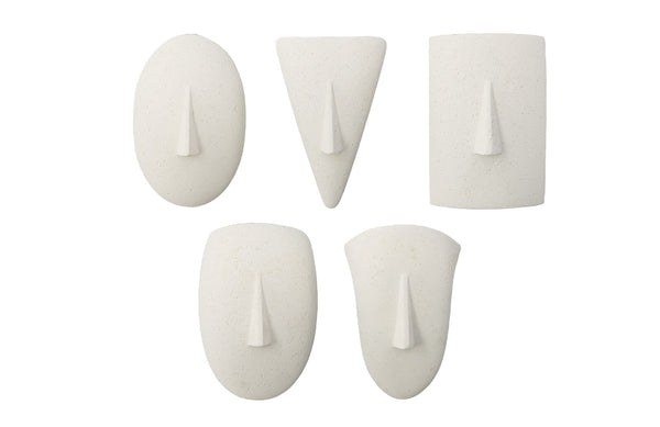 Phlillips Collection Home Phillips Collection Geometric Cycladic Wall Art, Set of 5, White Stone