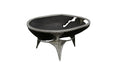 Phlillips Collection Home Phillips Collection Graven Table Top Bowl, Black and Stainless Steel