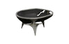 Phlillips Collection Home Phillips Collection Graven Table Top Bowl, Black and Stainless Steel