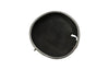 Phlillips Collection Home Phillips Collection Graven Table Top Bowl, Black and Stainless Steel