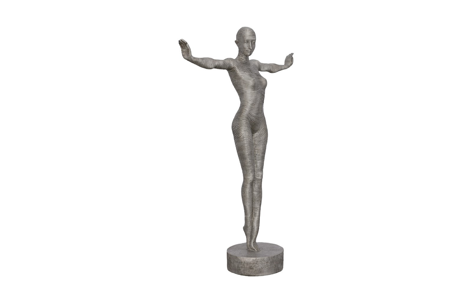 Phlillips Collection Home Rate to be Quoted Phillips Collection Outstretched Arms Standing Sculpture, Aluminum