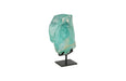 Phlillips Collection Home Phillips Collection Refractory Glass Sculpture, Blue, On Base