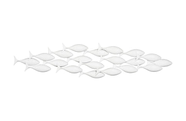 Phlillips Collection Home Phillips Collection School of Fish Wall Art, Matte White