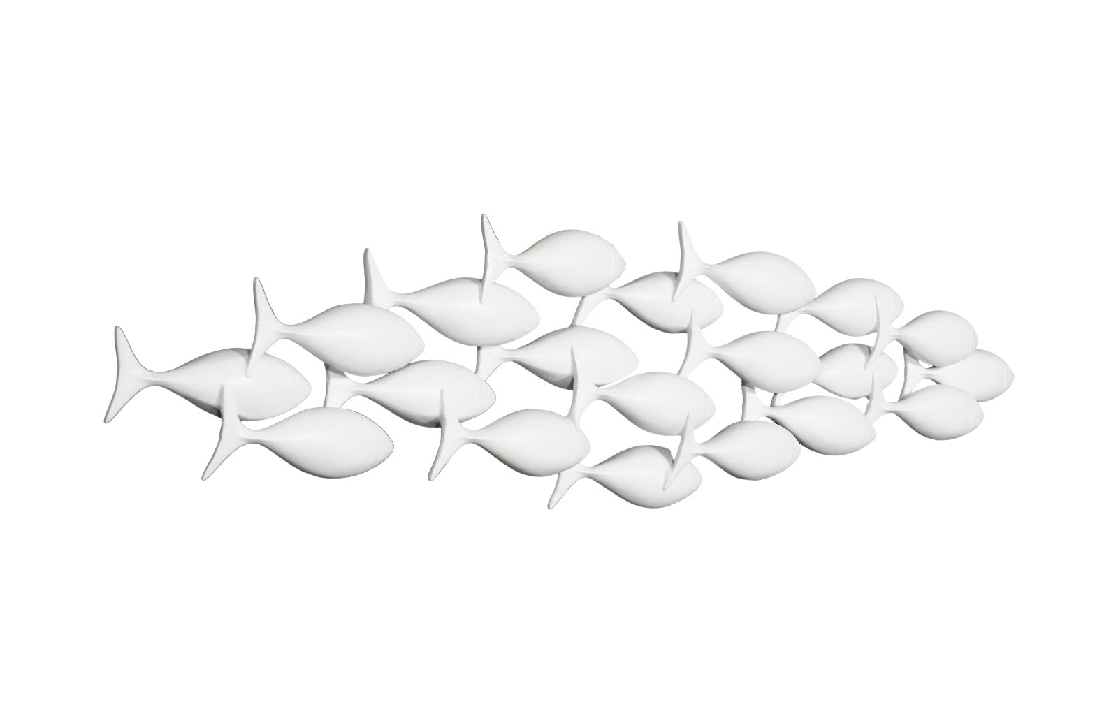 Phlillips Collection Home Phillips Collection School of Fish Wall Art, Matte White