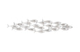 Phlillips Collection Home Phillips Collection School of Fish Wall Art, Silver Leaf