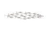 Phlillips Collection Home Phillips Collection School of Fish Wall Art, Silver Leaf