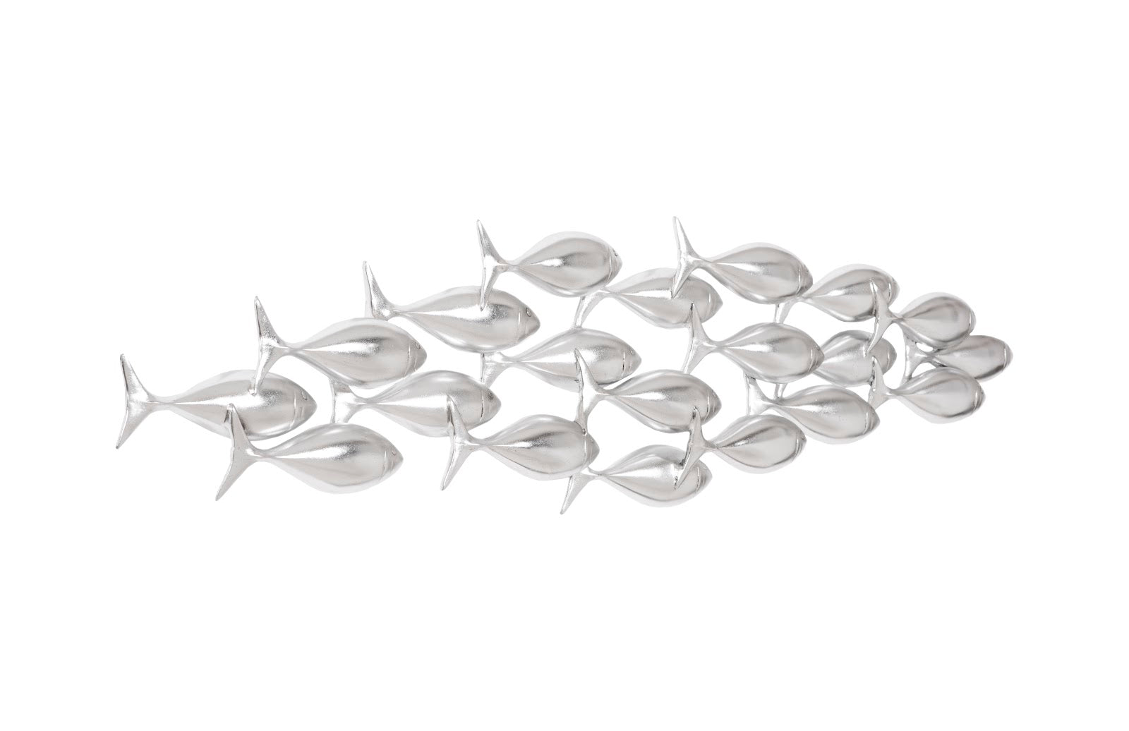 Phlillips Collection Home Phillips Collection School of Fish Wall Art, Silver Leaf