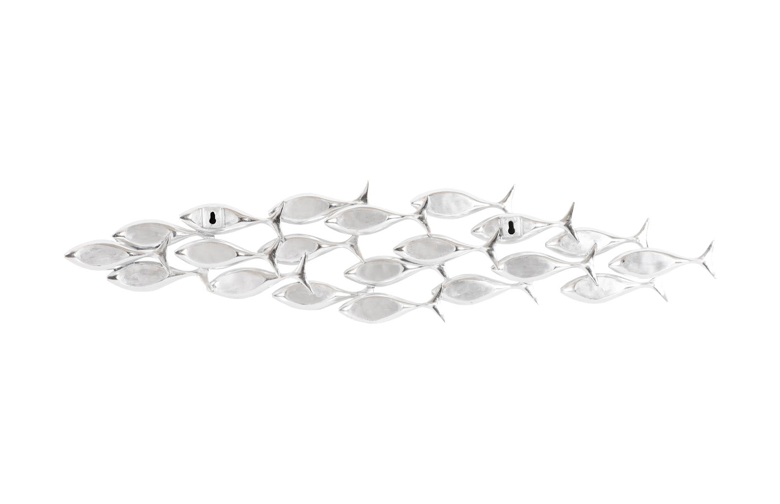 Phlillips Collection Home Phillips Collection School of Fish Wall Art, Silver Leaf
