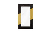 Phlillips Collection Home Rate to be Quoted Phillips Collection Scorched Mirror, Rectangle, Black and Gold Leaf