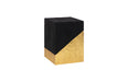 Phlillips Collection Home Phillips Collection Scorched Side Table, Black and Gold Leaf