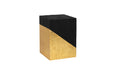 Phlillips Collection Home Phillips Collection Scorched Side Table, Black and Gold Leaf