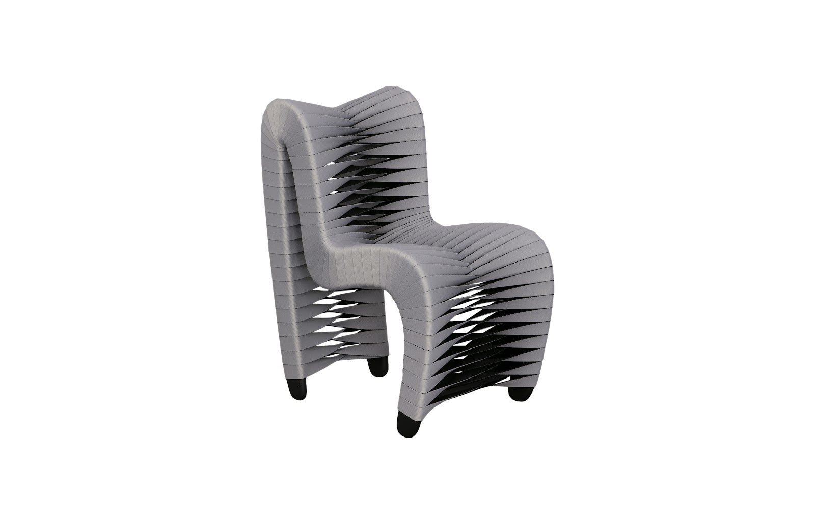 Phlillips Collection Home Phillips Collection Seat Belt Chair, Kid Sized, Gray